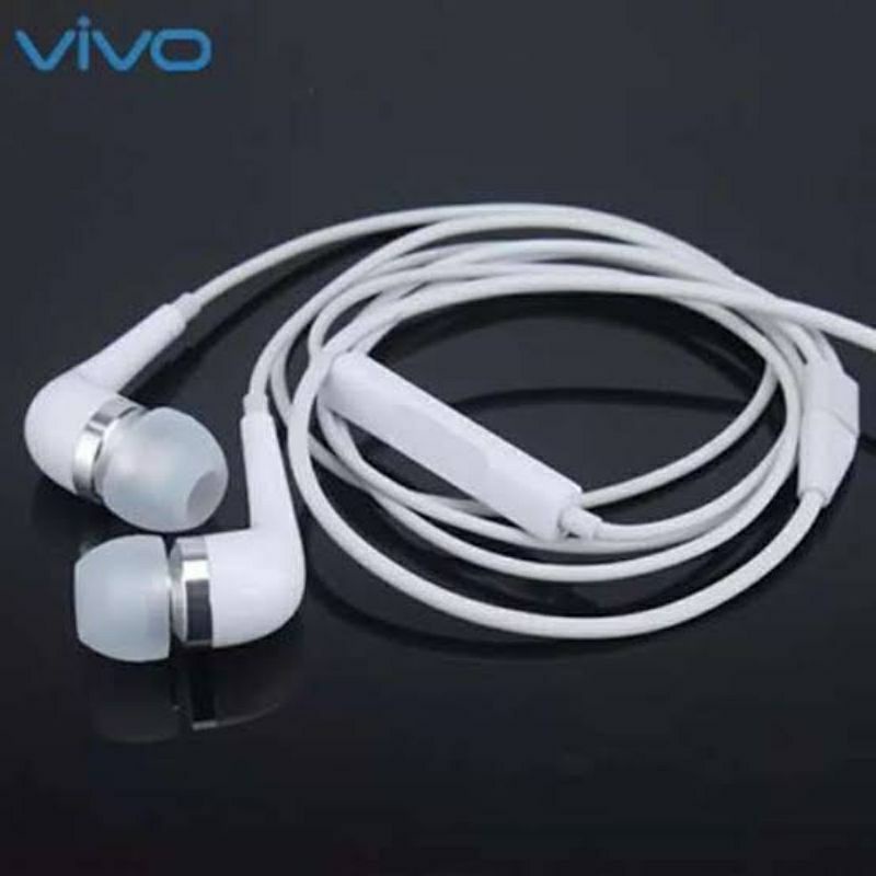 [XE 600I] Headset vivo original bass stereo Earphone vivo Y20 Y30 Y50