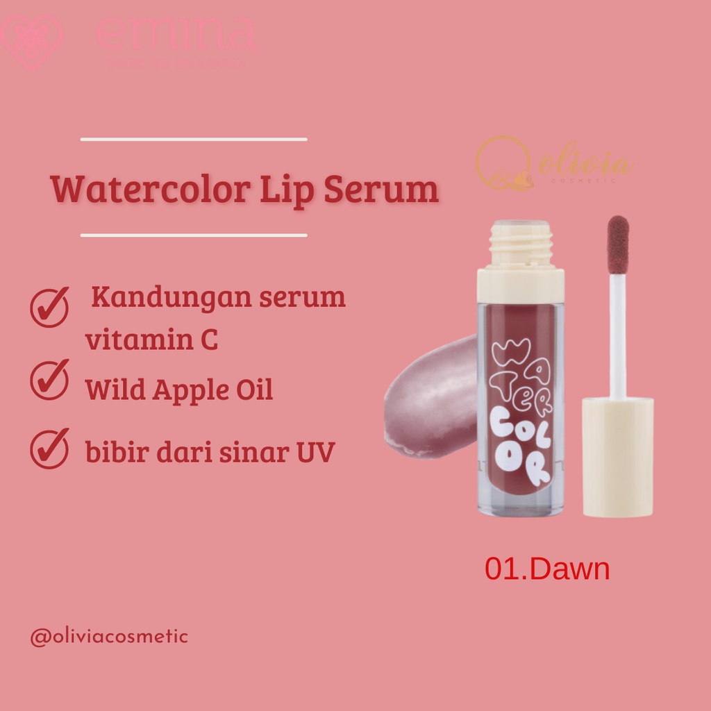 Emina Watercolor Lip Serum 01.Dawn