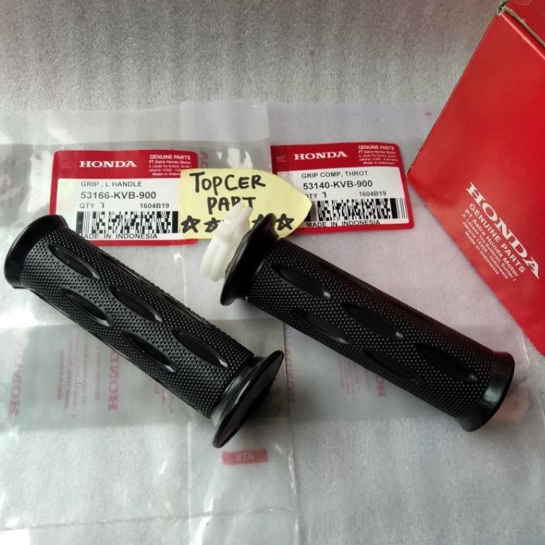 Handgrip Handfat Grip Gas Beat Vario Scoopy Spacy Karbu Original Oem KVB