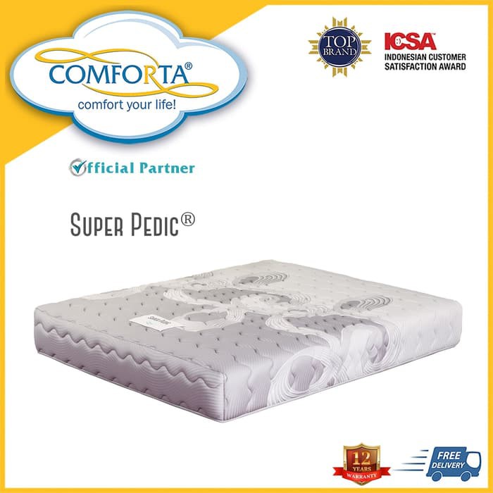 Comforta Super Pedic ( Kasur ) 160 / 180 / 200 / 90 / 100 / 120 - Ukur - 90x200