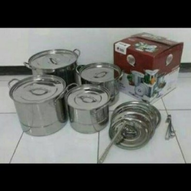 Panci Kukus Dandang Steamer Set Saito 555 GNS 9