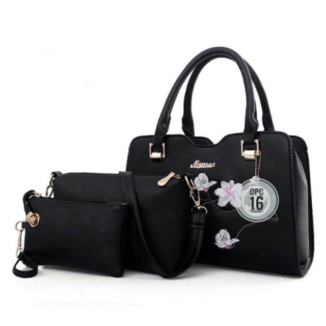 Fashion 3in1 kahiiyang / tas wanita / tas handbag murah