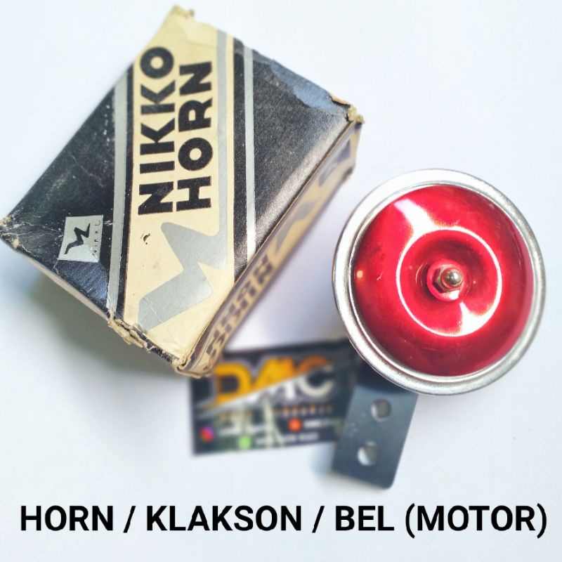 HORN / KLAKSON / BEL MOTOR UNIVERSAL ( 6V ) Good Quality JAPAN Merk NIKKO (1 pcs)