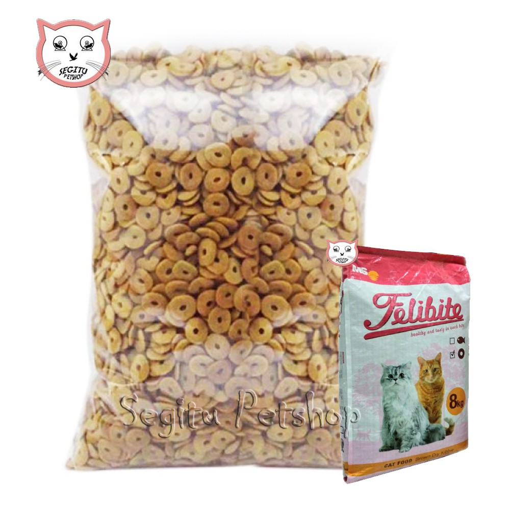 Makanan Kucing Felibite Cat Food Felibet Repack 500 gram