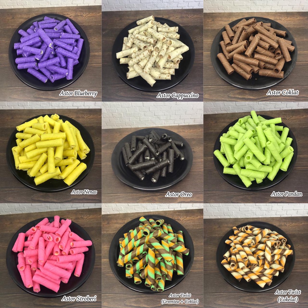 

125 GRAM MINI ASTOR VARIAN RASA / ASTOR COKLAT / ASTOR STROBERI ASTOR TERMURAH SNACKY MEDAN
