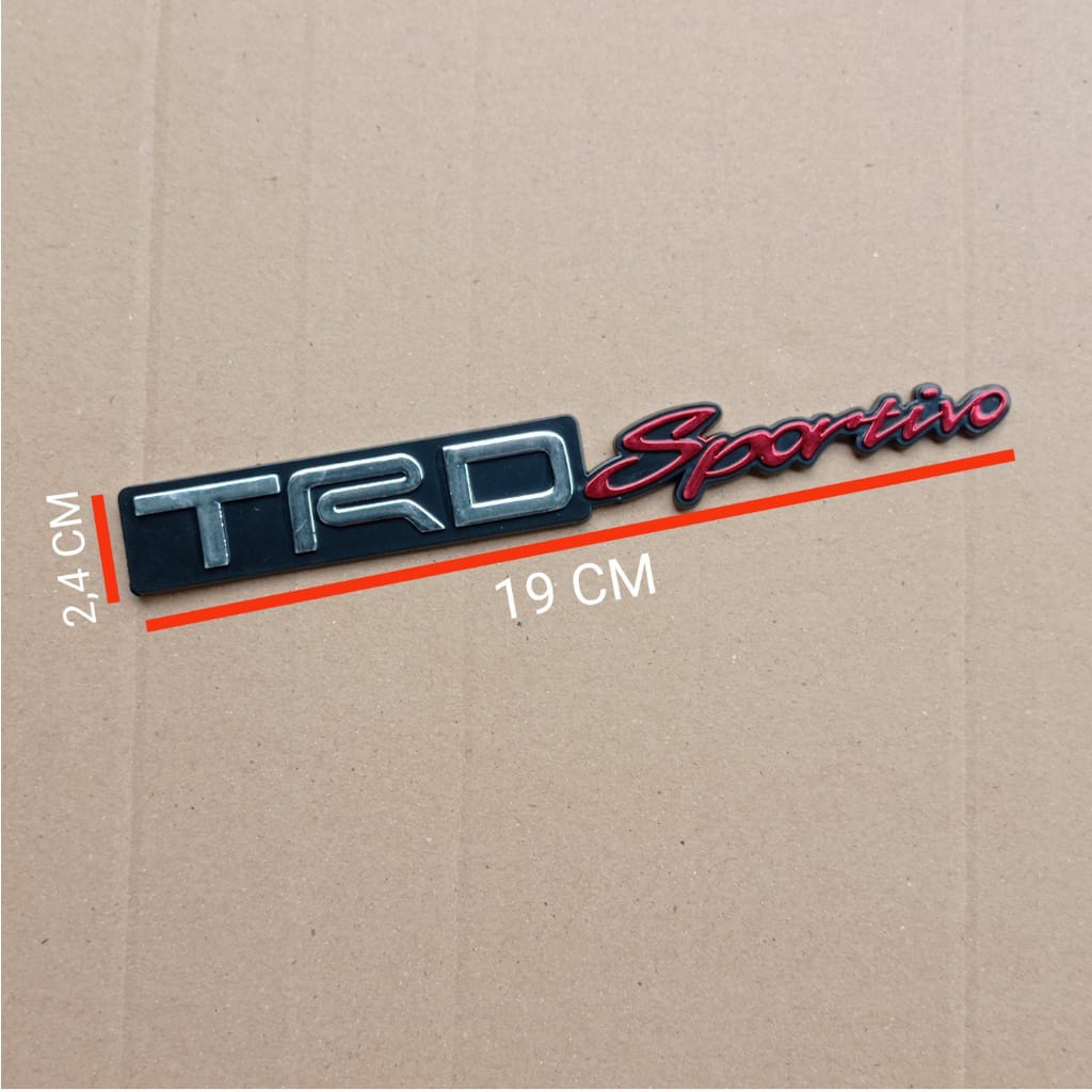 Logo Emblem Mobil Honda RS Model ORI &amp; Logo Eblem TRD Sportivo