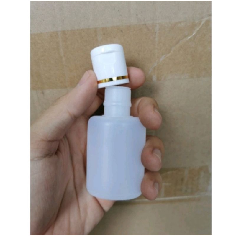 Botol DKS 30ml 30 ml. HDPE. Fliptop Flip top Putih White Toner Murah 30 60