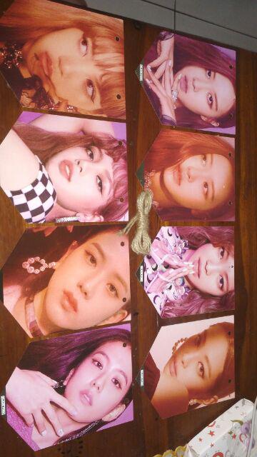 [bayar Di Tempat]poster Kpop Bts Blackpink Diy Gambar Bendera Gantung