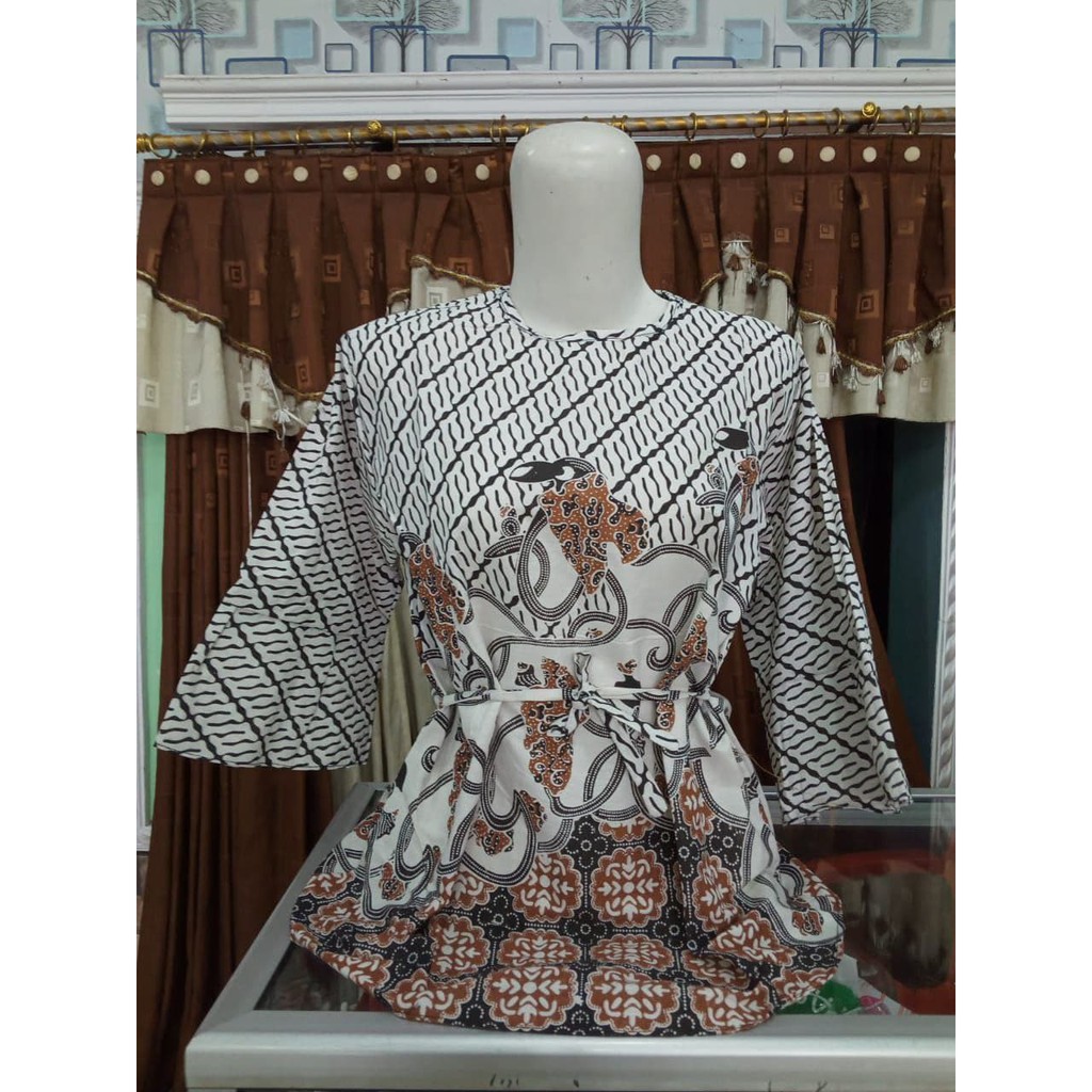 NEW!!!! APRIVAL BATIK ATASAN/BLOUSE SERAGAM KANTORAN/ATASAN BATIK WANITA TERMURAH MODERN-5