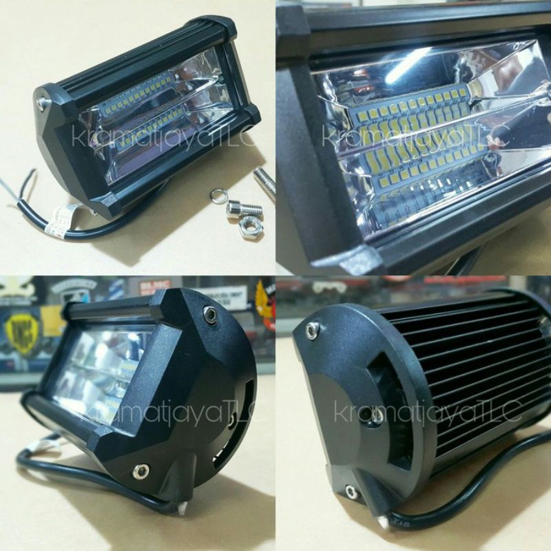 LAMPU TEMBAK LAMPU SOROT LED BAR OFFROAD CWL NYALA SETARA 72 WATT