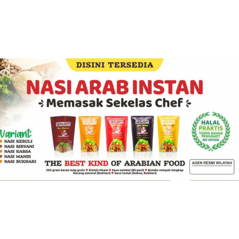 

•BIG SALE• Paket Beras Basmati Al Hijaz Nasi Arab