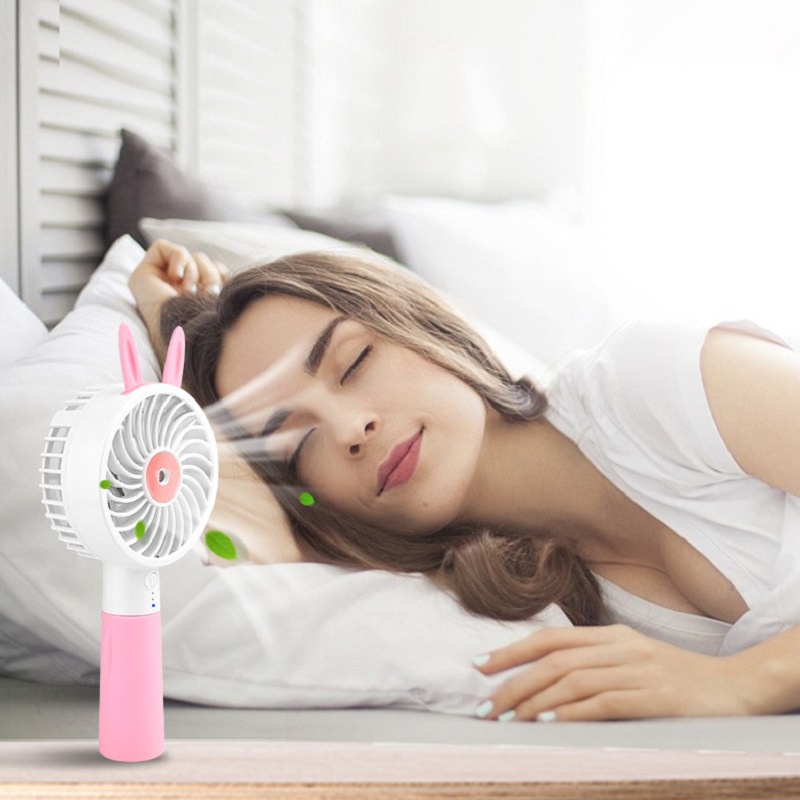 Mini Fan Nano Spray / Kipas Angin Portable Spray Bentuk Kelinci