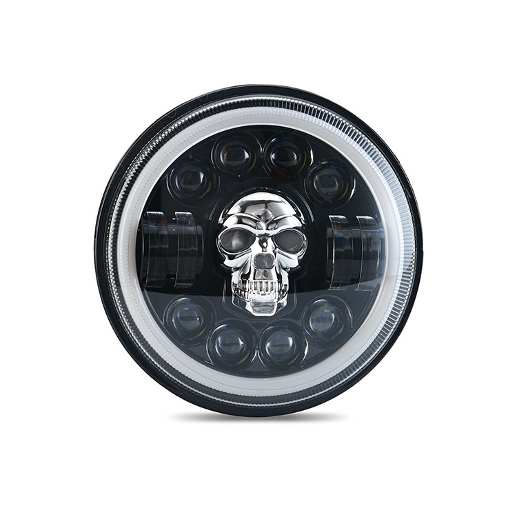 Daymaker Headlight 7 Inch Hi Lod Led Fog Lamp Head Lamp Harley Mobil Lampu Led Daymaker 7 Inch 40W-6