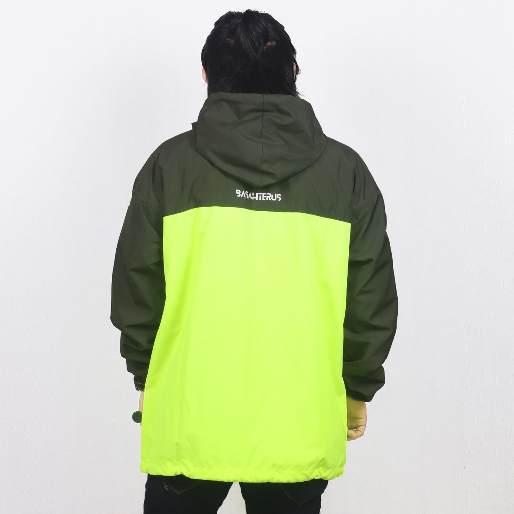 JAKET PARASUT CAGOULE BSTR MIX COLOUR UNISEX PREMIUM QUALITY