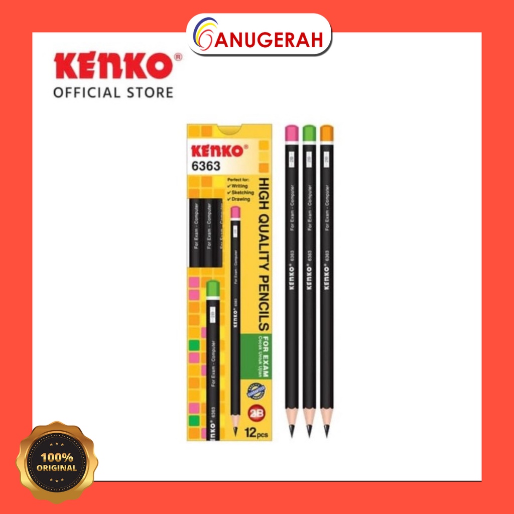 

KENKO 6363 PENSIL 2B (PACK)
