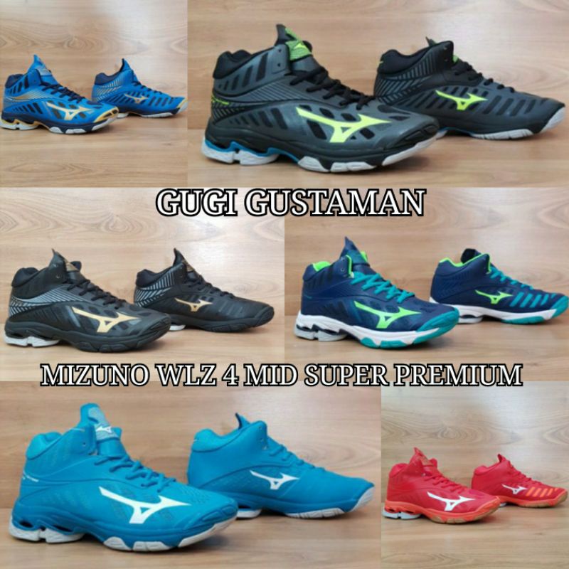 Sepatu Mizuno wlz 4 mid super premium
