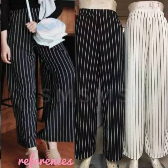 CELANA KULOT SALUR IMPORT//CELANA KULOT SCUBA IMPORT//STRIPE CULLOTIES IMPORT//CELANA KULOT CANTIK