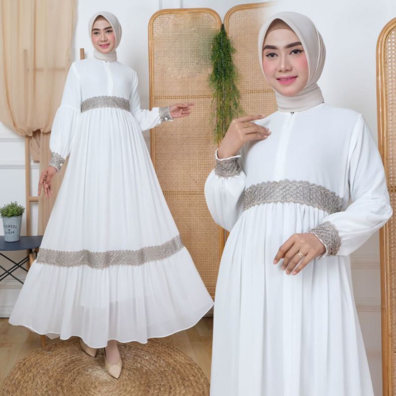 [COD] NEW ARIVAL GAMIS MODERN GAMIS TRENDI TERBARU ELEGANT GAMIS KEKINIAN GAYA MODIS WANITA MASA KIN
