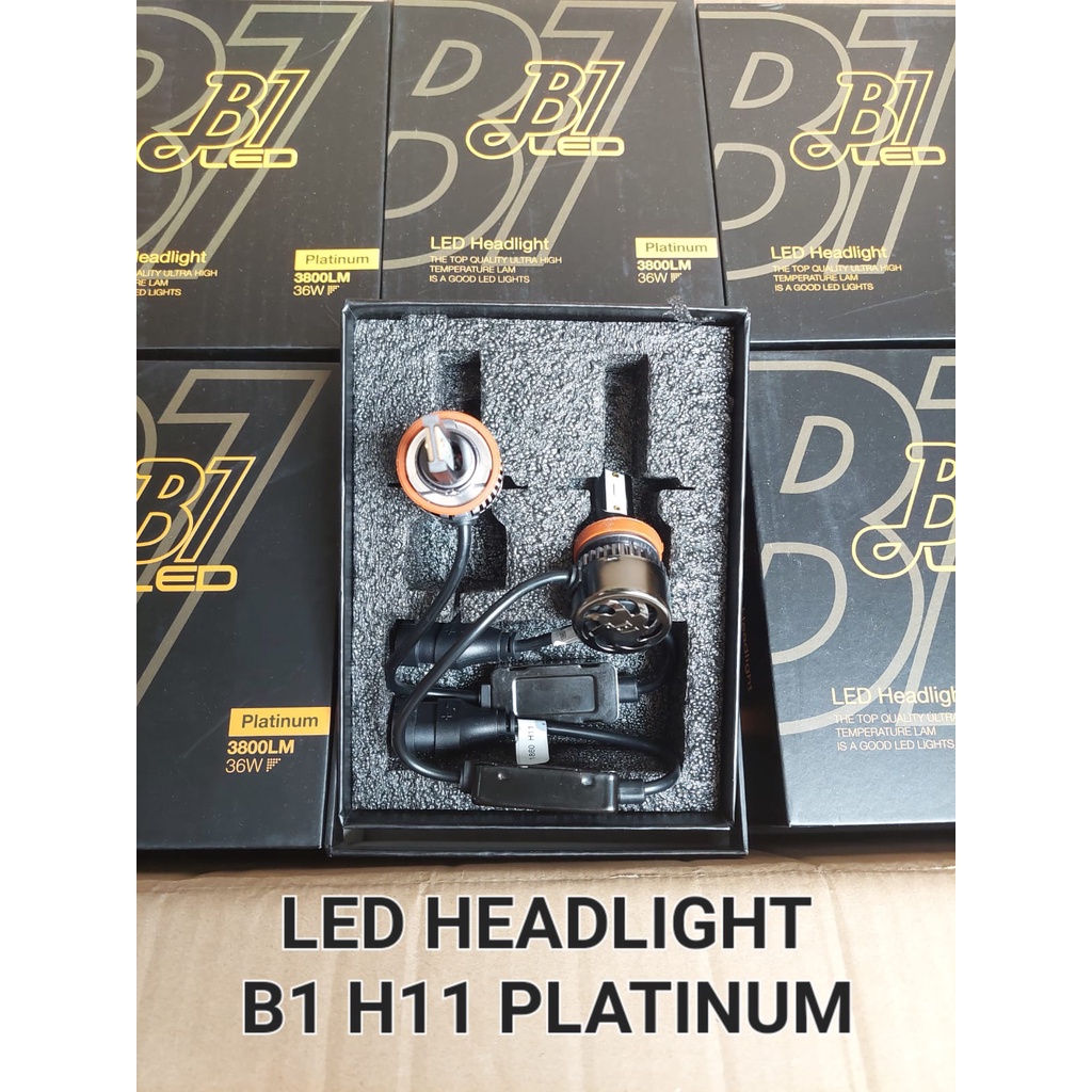 LED HEADLAMP Lampu LED Merek B1- H11 HB3 HB4 Lampu mobil LED H4 Bohlam lampu Depan