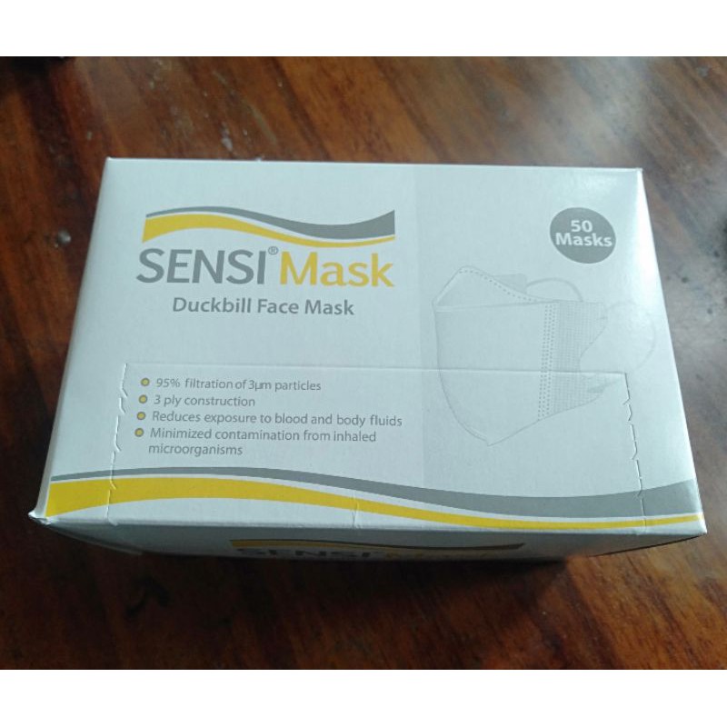 Masker Sensi duckbill 3ply model sensi isi 50pcsduckbill sensi