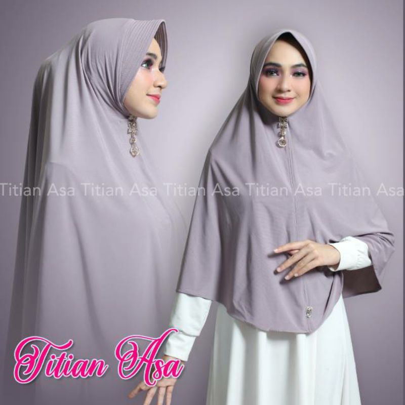 Hijab syar,i size xl jersey korea titian asa original