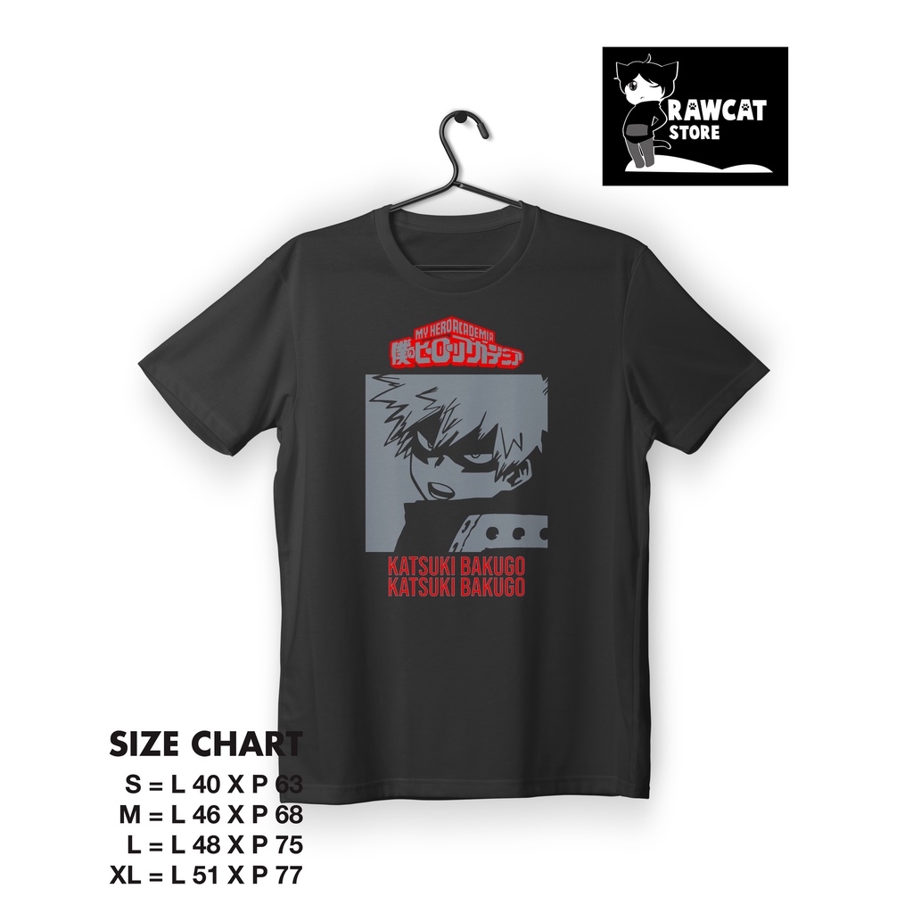 Kaos Anime Katsuki Bakugo Distro