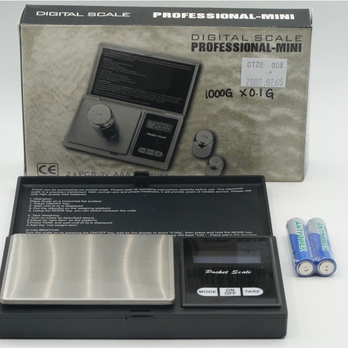 Timbangan Perhiasan Emas Berlian 1000G - 0.1G Scale Jewelry Gold Gram