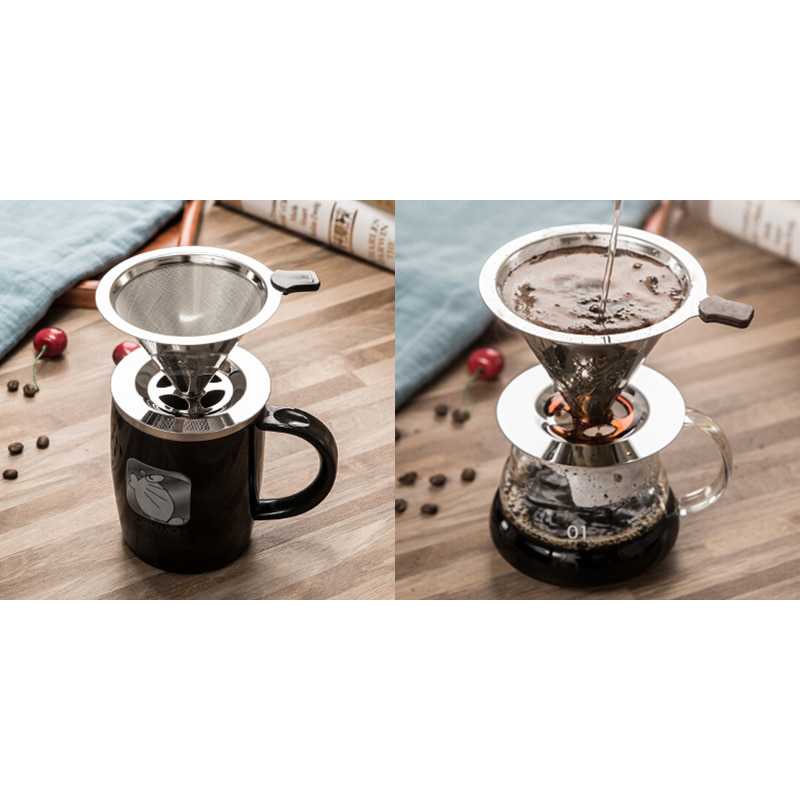 Ueinsang Filter Penyaring Kopi V60 Double Layer Small - F-401T