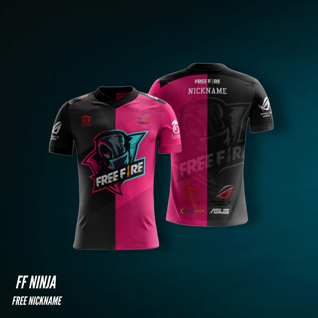 Kaos Jersey Esports Free fire Ninja