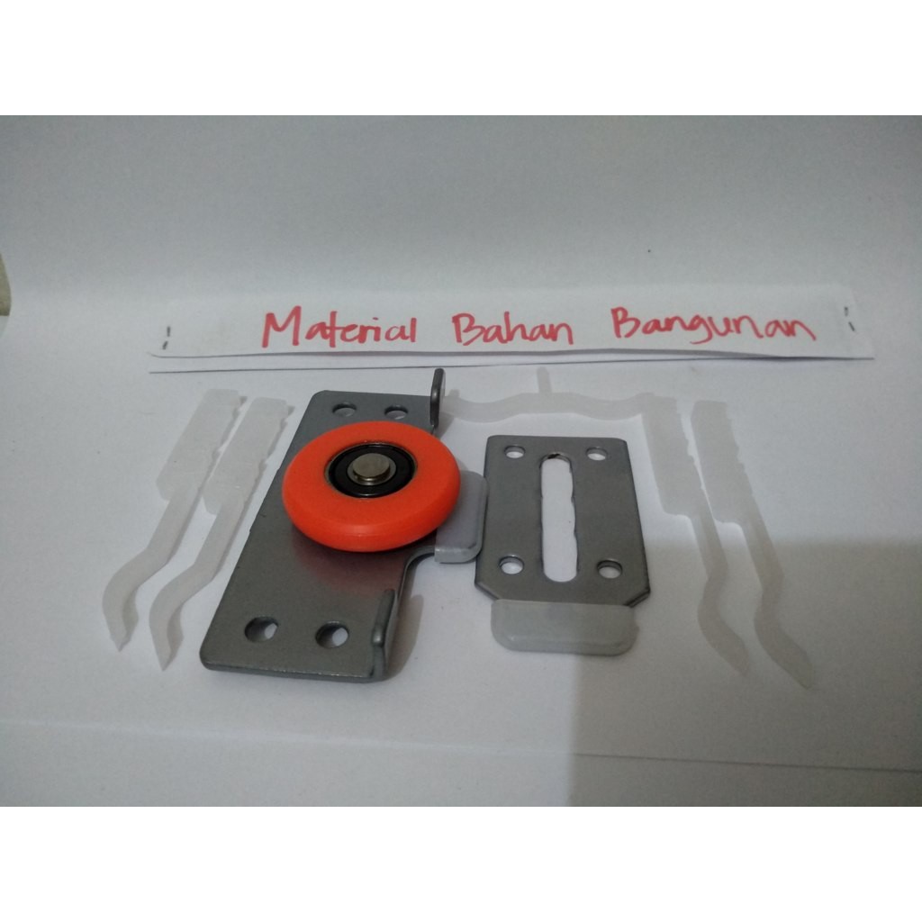 Roda Sliding Pintu Lemari Geser Orange Slide Rak Cabinet Twin