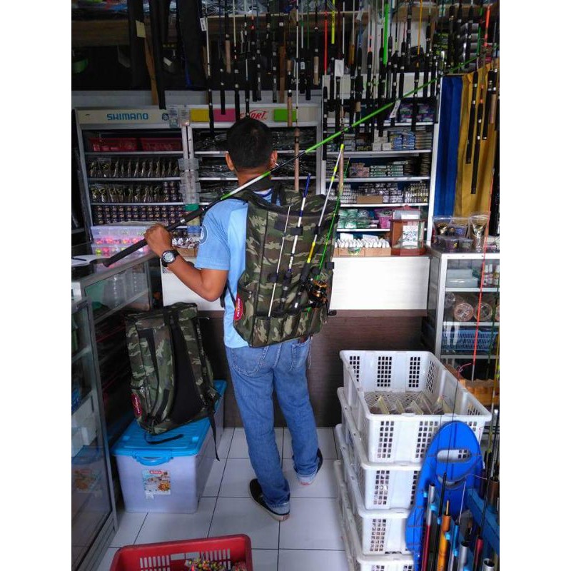 TAS PANCING SHIMANO REL ANTENA MODERN KEREN