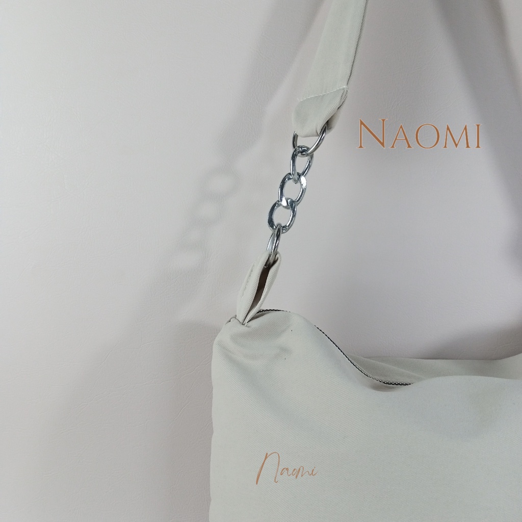 NAOMI - Jordan Sling Bag 4 Colours - Tas import Wanita Hand Bag Wanita Fashion Bag - tote bag - canvas bag - simple bag - tas katun - tas cotton - tas kain - naomi bag