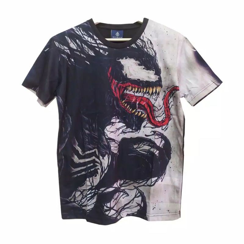 Baju Kaos Printing 3D Bangkok Thailand Venom Fullprint Full Print Spear Import Impor Distro