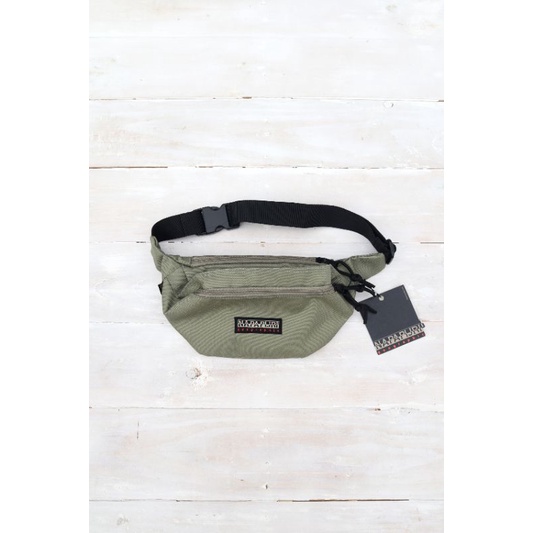 Napapijri Hatch Waist Bag Green & Blue Original