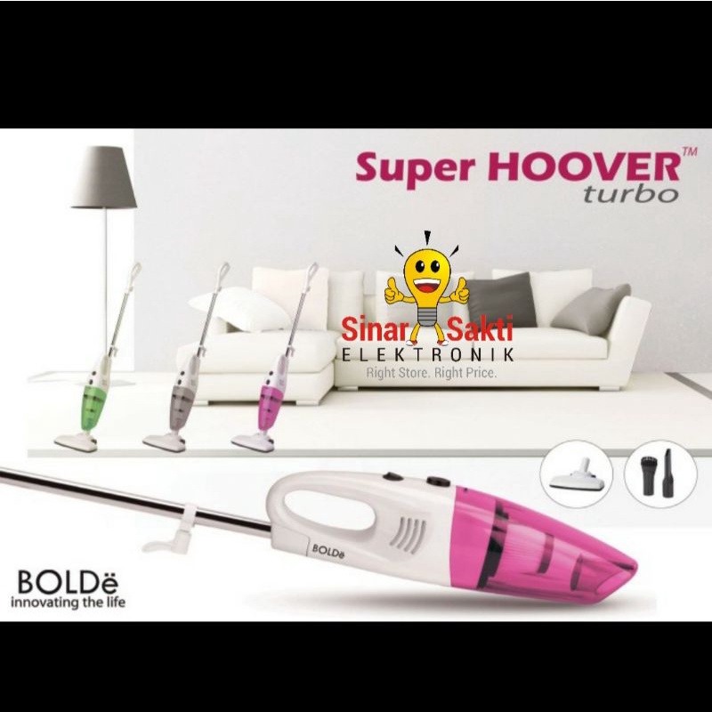 Bolde Vacuum Cleaner Vacum Super Hoover Turbo Alat Penyedot Debu Penghisap Debu Kuat Original Garansi Resmi