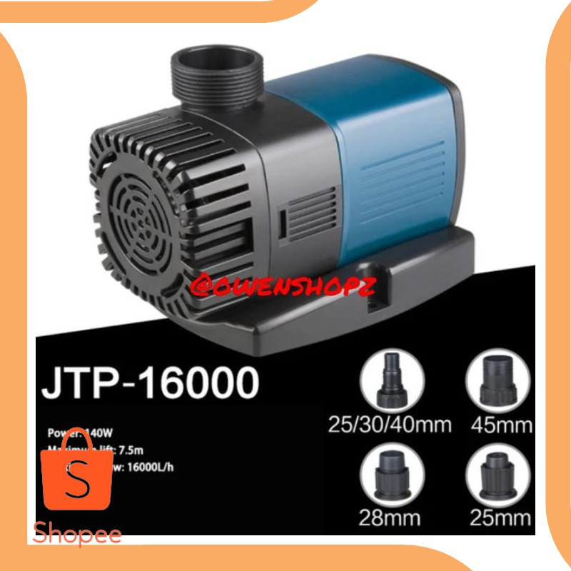 Jual tools n parts POMPA SUNSUN JTP 16000 ORIGINAL SUBMERSIBLE | POMPA AQUA Limited