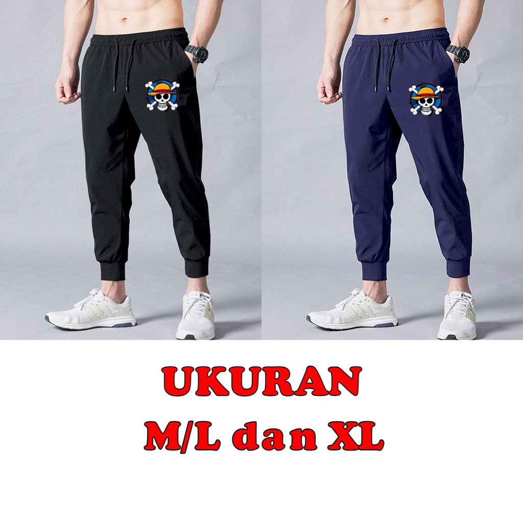 Asgard777 - JOGGER LAMBANG PIRATTE ONE PIECE / terlaris / jogger santai / JOGER MURAH / celana olahraga / celana panjang / celana pria