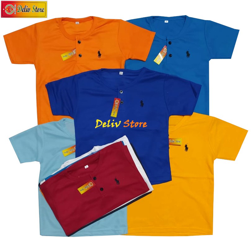 Baju Polo Anak-Grosir Lusinan-Unisex-Size 123-Konveksi-Partai-Murah