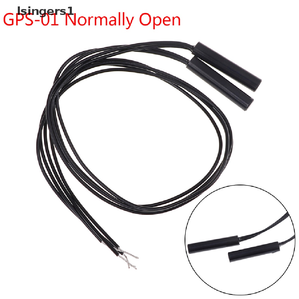 (lsingers1) 2pcs Saklar sensor Magnetik Bentuk Silinder Bahan Plastik
