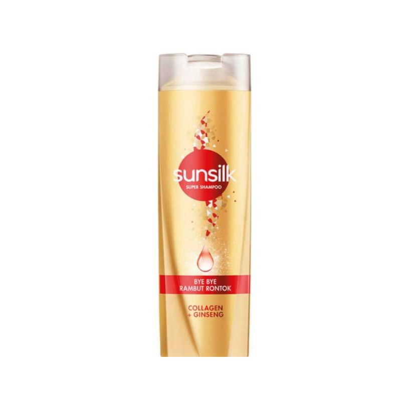 SUNSILK SUPER SHAMPOO BYE BYE RONTOK COLLAGEN+GINGSENG (160ML)