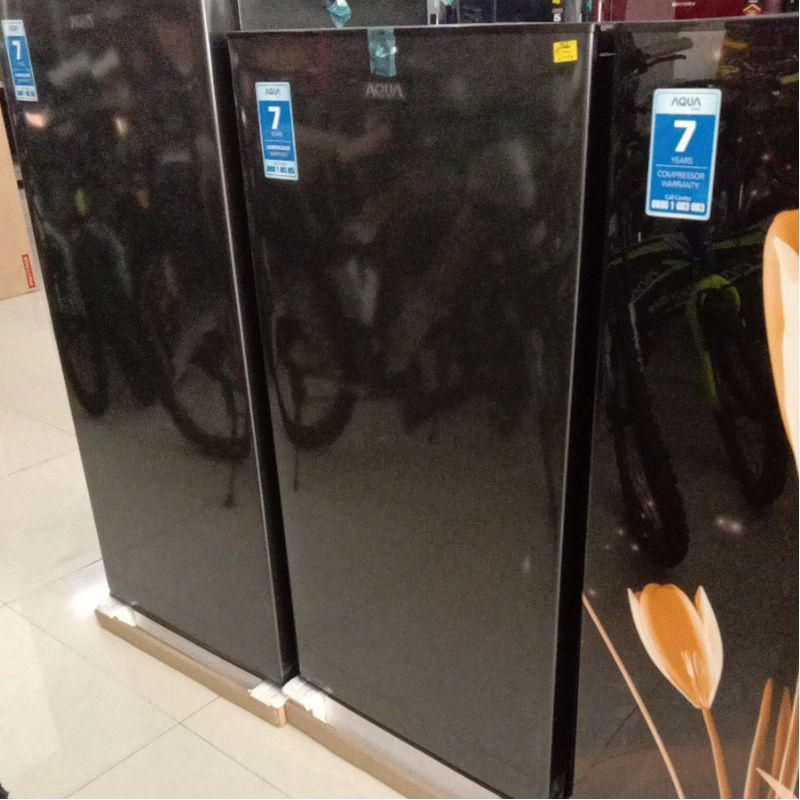 Aqua AQR-D181 Kulkas 1 Pintu Hitam Elegan