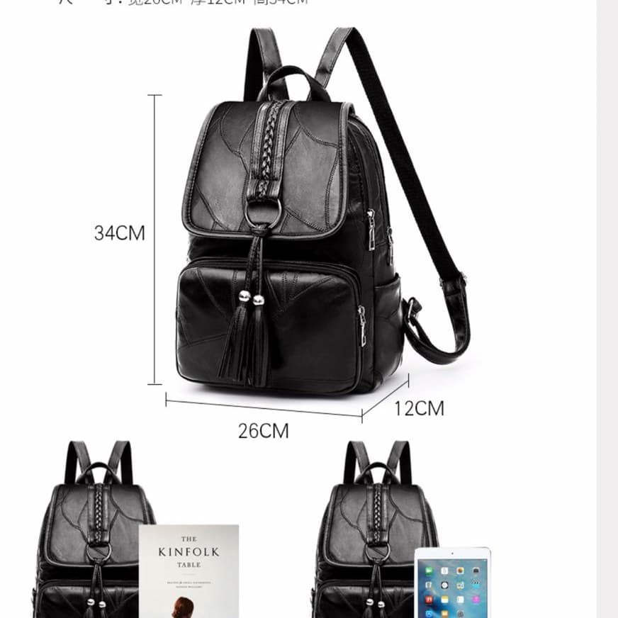 Tas ransel backpack wanita bahan kulit