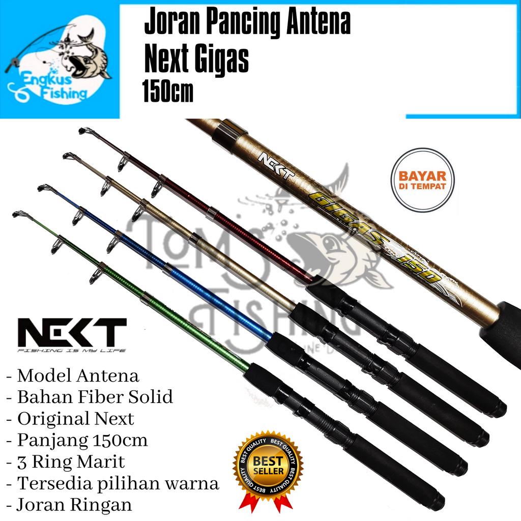 Joran Antena Pancing Next Gigas 150cm Fiber Solid Murah - Engkus Fishing