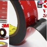 

Double Tape 3M VHB Black / Hitam 24mm - Lem 3M Hitam 24mm x 3 meter