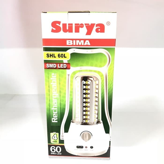 SURYA SHL 60 L - Lampu LED Emergency - Lampu Darurat Cas Ulang