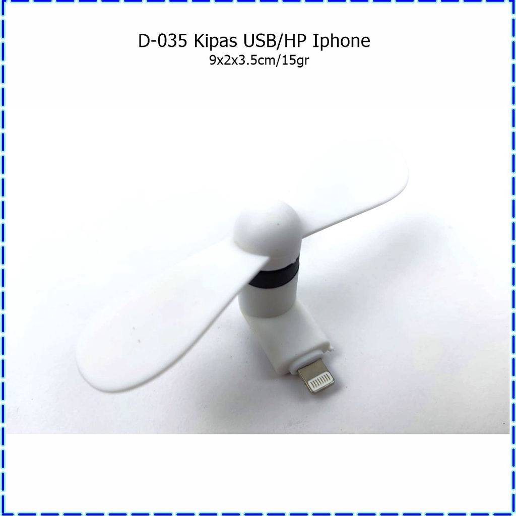 D-035 Kipas HP/Kipas USB Apel