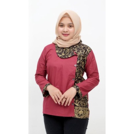 Seragam Kerja Wanita Kombinasi Size M, L, XL, XXL