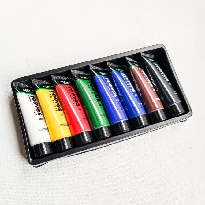 

REEVES PRIMARY ACRYLIC SET 8X22ML / CAT AKRILIK SET