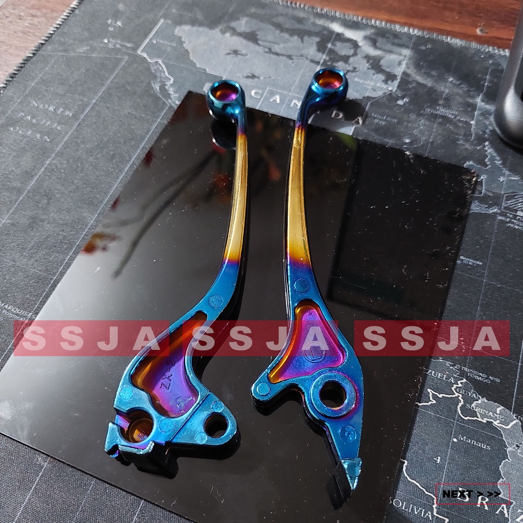 Handle rem honda beat model twotone chrome stelan setelan depan belakang