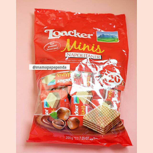 Loackers Minis Halal (Napolitaner, Crem Kakao)